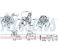 NISSENS 93233 Turbocompresor para OPEL Vivaro A Combi (X83) Movano B Bus (X62)