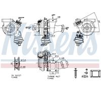 Nissens 93485 Turbocompresor, sobrealimentación IVECO 5801922491