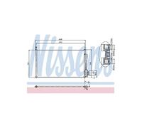 NISSENS 94432 Condensador aire acondicionado sin secador Compatible con FORD Focus Mk1 Hatchback DAW, DBW Focus Mk1 Familiar DNW Focus Mk1 Sedán DFW, DNW Focus Mk1 Furgoneta/Familiar DNW
