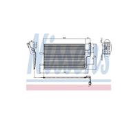 Condensador del aire acondicionado R 134 a 94901 NISSENS para MAZDA 3 Sedán 3