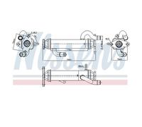 Nissens 989328 Radiador De Recirculación De Gases Para Fiat Ducato 250