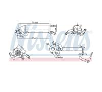Nissens 989449 Radiador De Recirculación De Gases Para Ford Transit