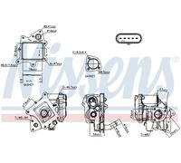 NISSENS 98524 Válvula EGR