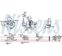 NISSENS Bomba aceleración, carburador para AUDI: A5, Q5, A4, A6 & SEAT: Exeo (Ref: 93146)