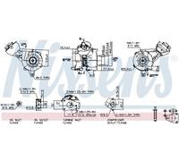 NISSENS Bomba aceleración, carburador para CITROËN: C5, C4, C4 Picasso & PEUGEOT: 307, 508, 407, 308, 607 (Ref: 93121)
