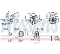 NISSENS Bomba aceleración, carburador para HYUNDAI: Tucson, Santa Fe, Trajet, Elantra & KIA: Sportage, Carens (Ref: 93223)