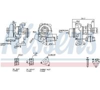Turbocompresor NISSENS Para Mercedes-Benz Clase A W169 Clase B W245