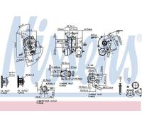 NISSENS Bomba aceleración, carburador para PEUGEOT: 207, 107, 206, 307, 1007, 206+, 207+ & FORD: Fiesta, Fusion & CITROËN: C3 Pluriel, C3 (Ref: 93132)
