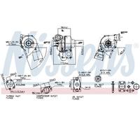 NISSENS Bomba aceleración, carburador para PEUGEOT: 207, 307, Partner, 5008, 3008, 407, 308, 1007, 206 & MINI: MINI & VOLVO: V50, V70 (Ref: 93037)