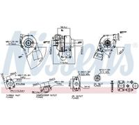 NISSENS Bomba aceleración, carburador para PEUGEOT: 207, 307, Partner, 5008, 3008, 407, 308, 206, 1007 & MINI: MINI & VOLVO: V50, V70 (Ref: 93037)
