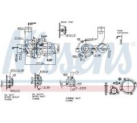 NISSENS 93169 Bomba aceleración, carburador