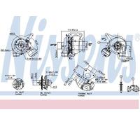 NISSENS Bomba aceleración, carburador para VOLVO: S80, S60, V70, XC 90, XC 70 (Ref: 93159)