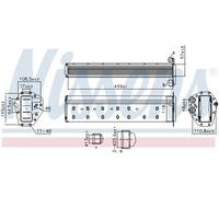 NISSENS Enfriador Aire de Admisión LLK para BMW 5 Touring 540i xDrive