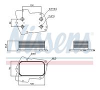 NISSENS Enfriador Apto para Lancia Voyager Limusina de Gran Capacidad Rt _ 2.8