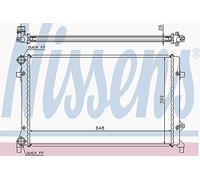 NISSENS, Enfriador65277, refrigeración del motor