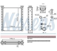 NISSENS Intercambiador Calefacción Interior para Renault Clio V Tce 90 1.0 Ca II