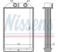 NISSENS Intercambiador de Calor Calefacción para Audi Allroad 2.5 Quattro 2.7T