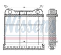 NISSENS Intercambiador De Calor Radiador Compatible Para Audi A8 4.2 Quattro S8