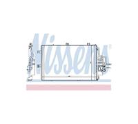 Condensador del aire acondicionado R 134 a 94546 NISSENS para OPEL CORSA C