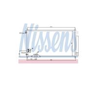 Condensador, aire acondicionado NISSENS 94788