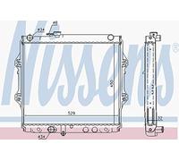 NISSENS Kühler, Motorkühlung 64683A