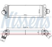 NISSENS Ladeluftkühler 961230 Para Ford Transit 2.0 EcoBlue RWD FCD FDD FY