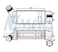 NISSENS Ladeluftkühler 96515