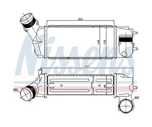 NISSENS Ladeluftkühler 96515