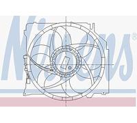 NISSENS 85066 Ventilador de motor