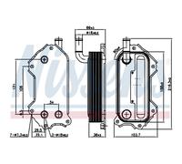 NISSENS Radiador Aceite Apto para Toyota Rav 4 IV _ A4 _ 2.2 D 4WD 2.0 ZSA4 _