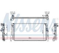 NISSENS Radiador Del Motor Aluminio para Mini F56 F55 F57 F54