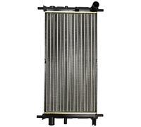 NISSENS Radiador refrigeración del motor Ancho de red 285mm Longitud de red 530mm Profundidad de red 34mm Compatible con FORD Fiesta Mk4 Hatchback JA, JB, JAS, JBS 62082A
