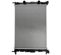 NISSENS Radiador refrigeración del motor Ancho de red 453mm Longitud de red 590mm Profundidad de red 34mm Compatible con RENAULT MEGANE II Ranchera familiar KM0/1 63765A