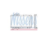 Radiador, refrigeración de motor NISSENS 68141