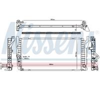 NISSENS Radiador Refrigerante Motor Para MINI Mini One Cooper