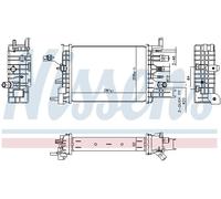 NISSENS Radiador Refrigerante Para Dacia Dokker 1.5 Blue Dci 95 Lodgy Renault