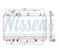 NISSENS Radiador Refrigerante Para Honda CR-V III 2.0i-VTEC 4WD 2.2i-CTDI