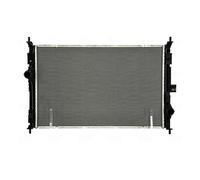 Nissens Radiador agua 607100 – Aletas soldadas – Opel Grandland X 1.5 Turbo D / Vauxhall 1.6