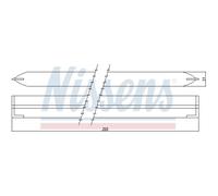 NISSENS 95500 Filtro deshidratante, aire acondicionado