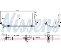 NISSENS Tubería Alta Presión Aire Acondicionado para Renault Master III 2.3 dCi