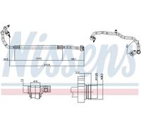 NISSENS TUBO De Alta Presión Aire Acondicionado para VW T-ROC 1.5 TSI