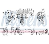 NISSENS Turbocompresor para VOLKSWAGEN: Golf Cabriolet, Golf, Jetta, Caddy, New Beetle, Touran, Passat & SKODA: Yeti, Superb, Octavia (Ref: 93076)