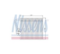 NISSENS Verdampfer, Klimaanlage 92167