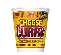Nissin Cup Noodles, European Cheese & Curry, 3oz(85g)/cup X 5 Cups(for 5 Servings) [Japan Import]