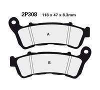 NISSIN Pastillas de freno de carretera / Metal sinterizado Off-Road - 2P-308ST