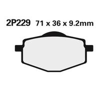 NISSIN Pastillas de freno todoterreno semimetálicas - 2P-229GS