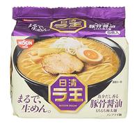 Nissin - Raoh Japanese Instant Ramen Pork Bone Soy Soup Noodles (For 5 Servings)