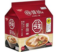 Nissin - Raoh Ramen instantáneo japonés Sopa de salsa de soja clásica Fideos (para 5 porciones) de Nissin