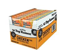 Nissin Top Ramen Chicken Flavor Noodle Soup, 3 Ounce (Pack of 24) (2 Pack)