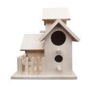 Nistkasten Meise Bausatz, Vogelhaus zum Aufhängen Wetterfest zum Bemalen, Nistkasten Wellensittich, Painthäuschen Vogelhäuschen Blueise Rotkharlchen aus MassivHolz Vogelfutterhaus Vogelständer Shelter
